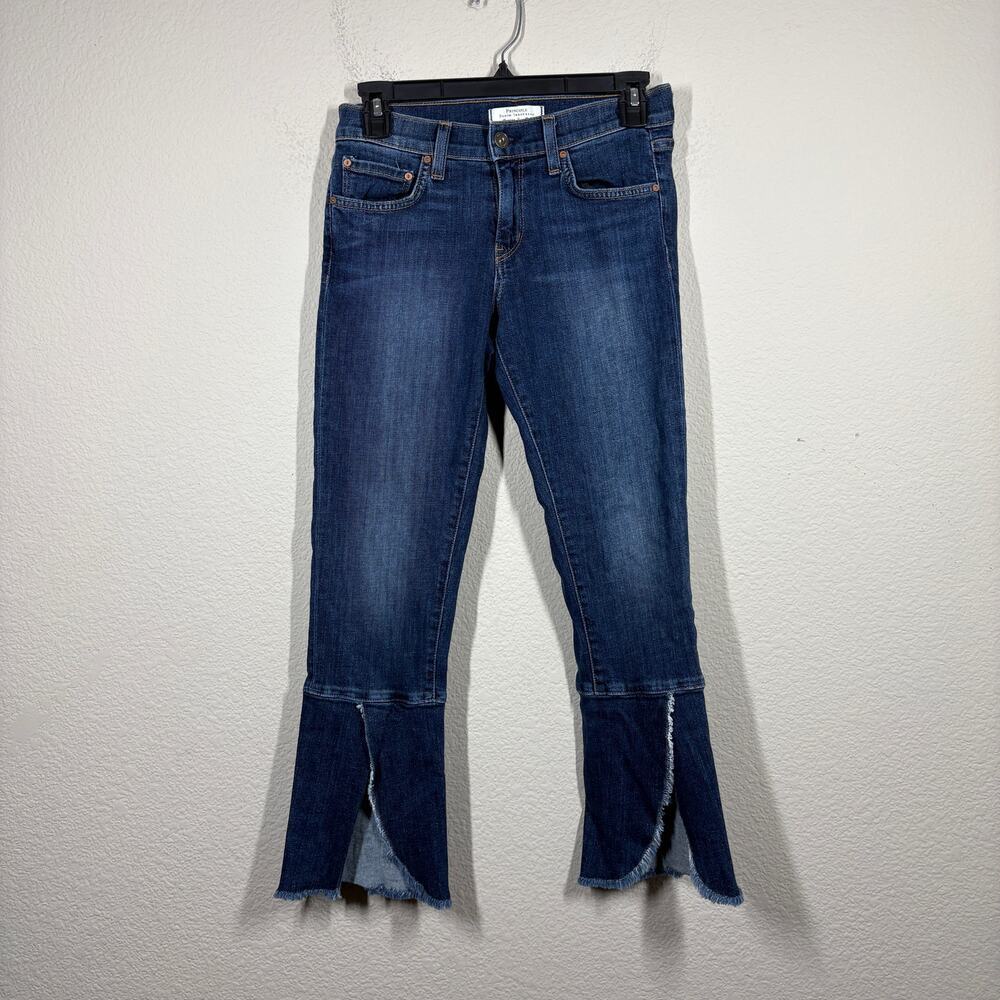 Principle Denim Innovators Size 25 Flirt Ankle Tulip Jeans Indigo Cotton Blend